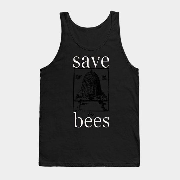 Save the Bees Vintage Hive Tank Top by ellanely